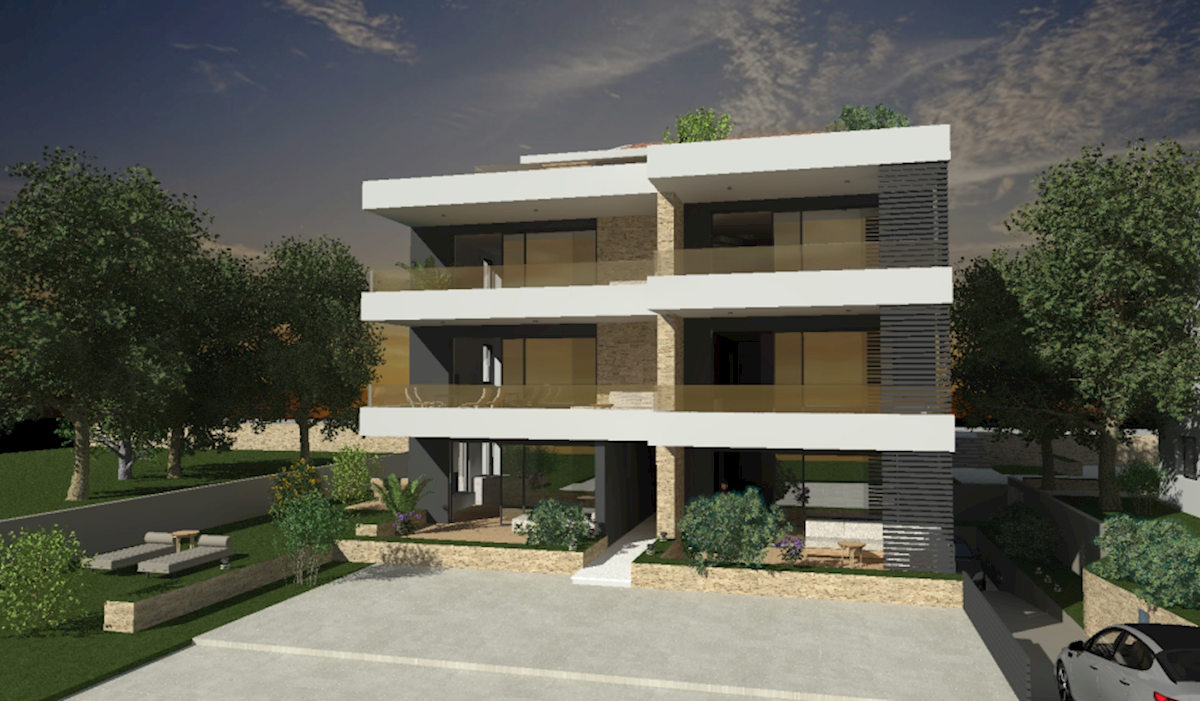 ROVINJ - penthouse v moderni novogradnji s strešno teraso