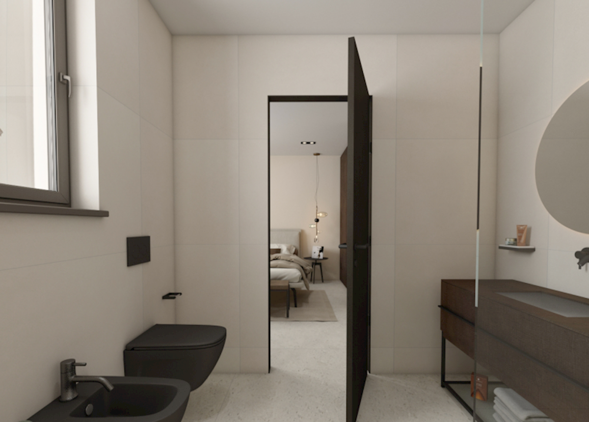 ROVINJ - penthouse v moderni novogradnji z dvigalom in odprtim pogledom na mesto