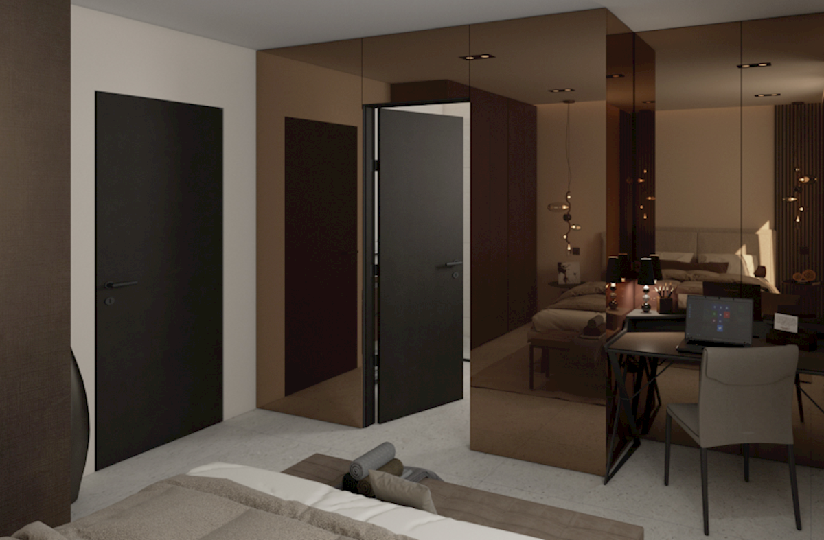 ROVINJ - penthouse v moderni novogradnji z dvigalom in odprtim pogledom na mesto