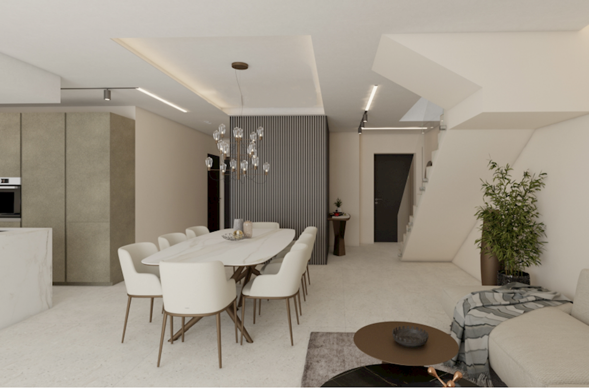 ROVINJ - penthouse v moderni novogradnji z dvigalom in odprtim pogledom na mesto