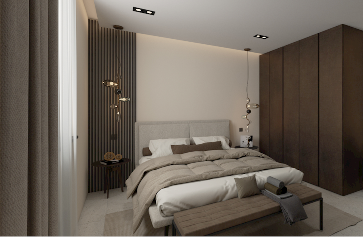 ROVINJ - penthouse v moderni novogradnji z dvigalom in odprtim pogledom na mesto