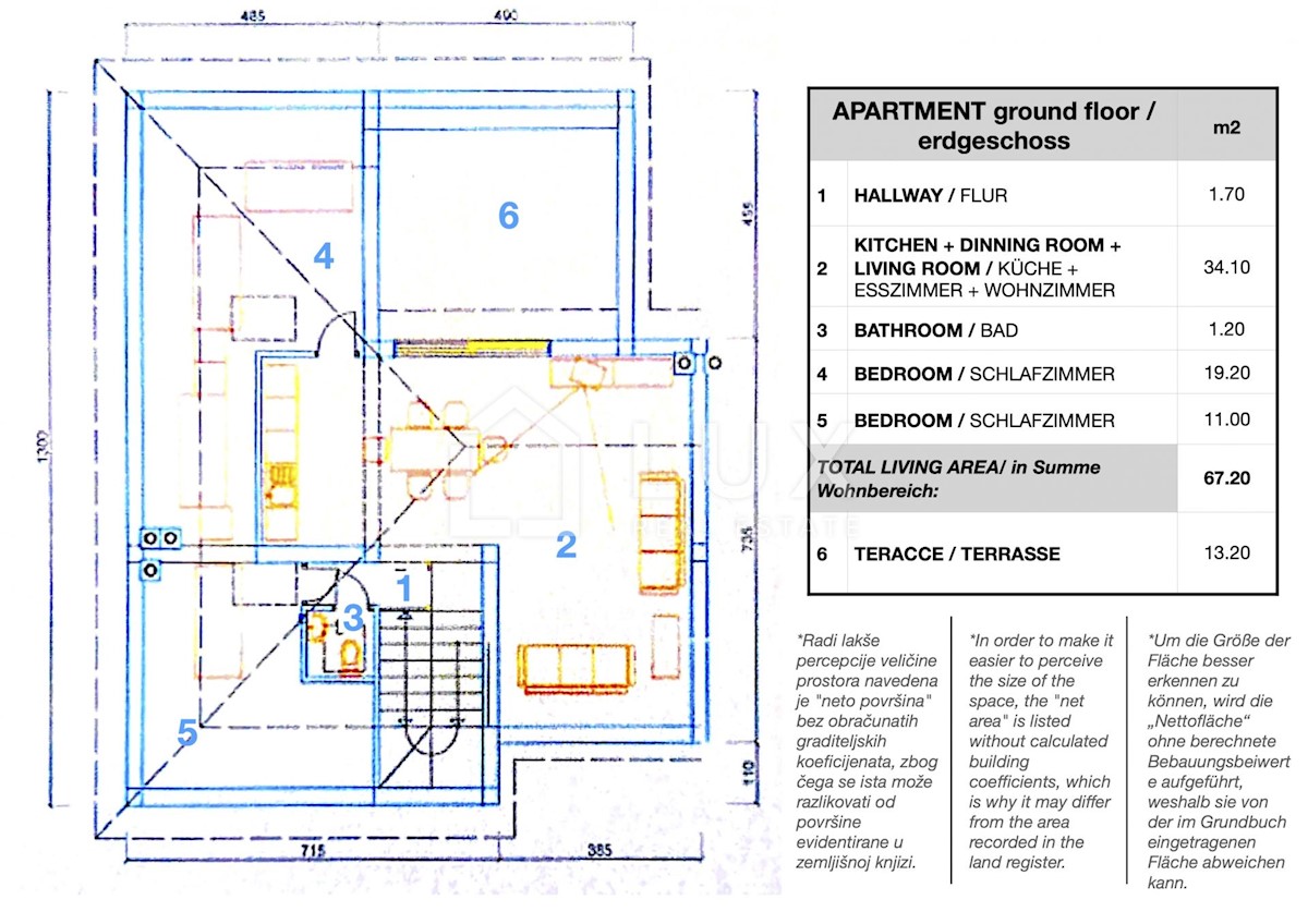 MEDULIN - prostoren apartma z bazenom, 800m do plaže
