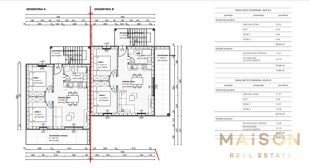 Apartma Čižići, Dobrinj, 54m2