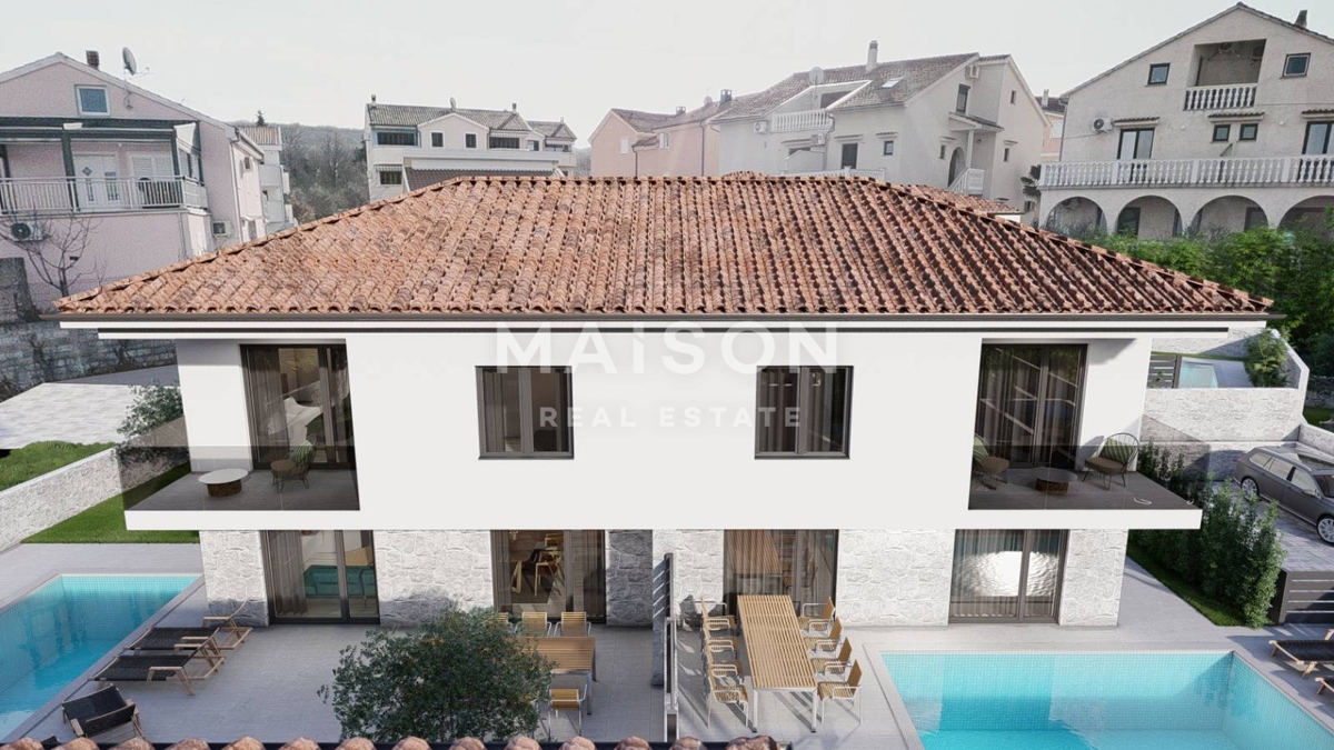 Hiša Malinska, Malinska-Dubašnica, 120m2