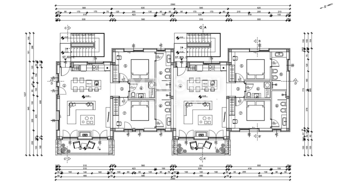 Stanovanje Poreč, 88,58m2