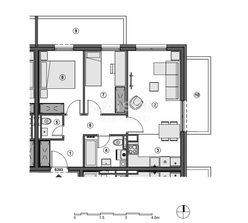Stanovanje Gajnice, Podsused - Vrapče, 58,56m2