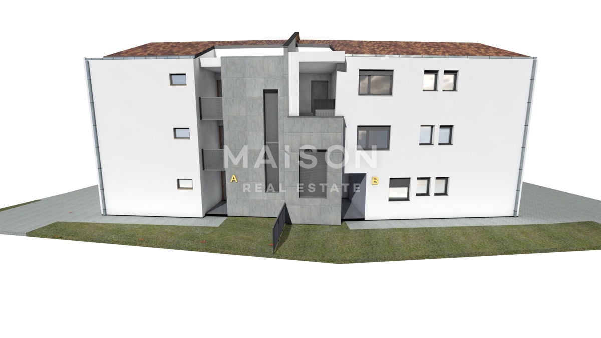 Šilo, Krk – prostoren apartma s teraso v novogradnji