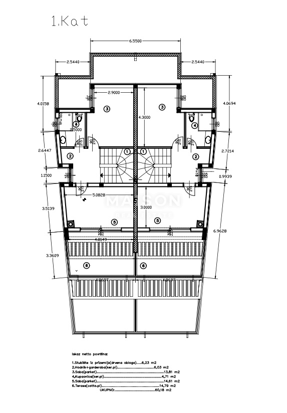 Hiša Kostrena, 203,67m2