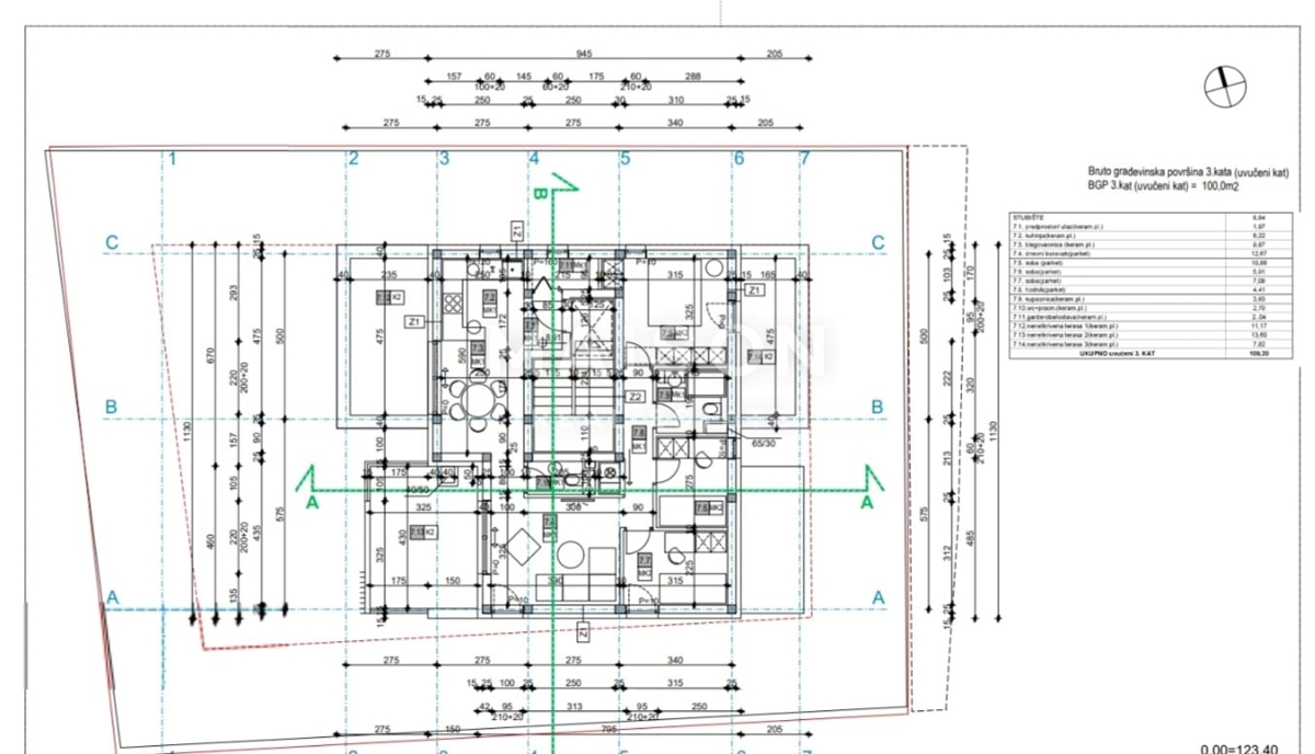 Stanovanje Podsused, Podsused - Vrapče, 75,81m2