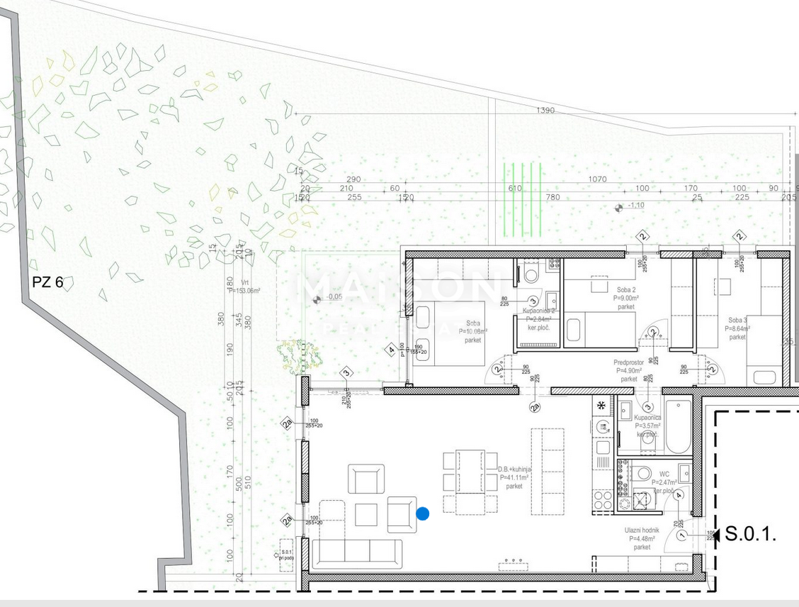 Stanovanje Maksimir, 107,28m2