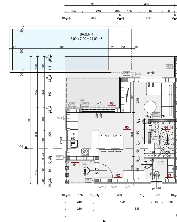Hiša Malinska, Malinska-Dubašnica, 109m2