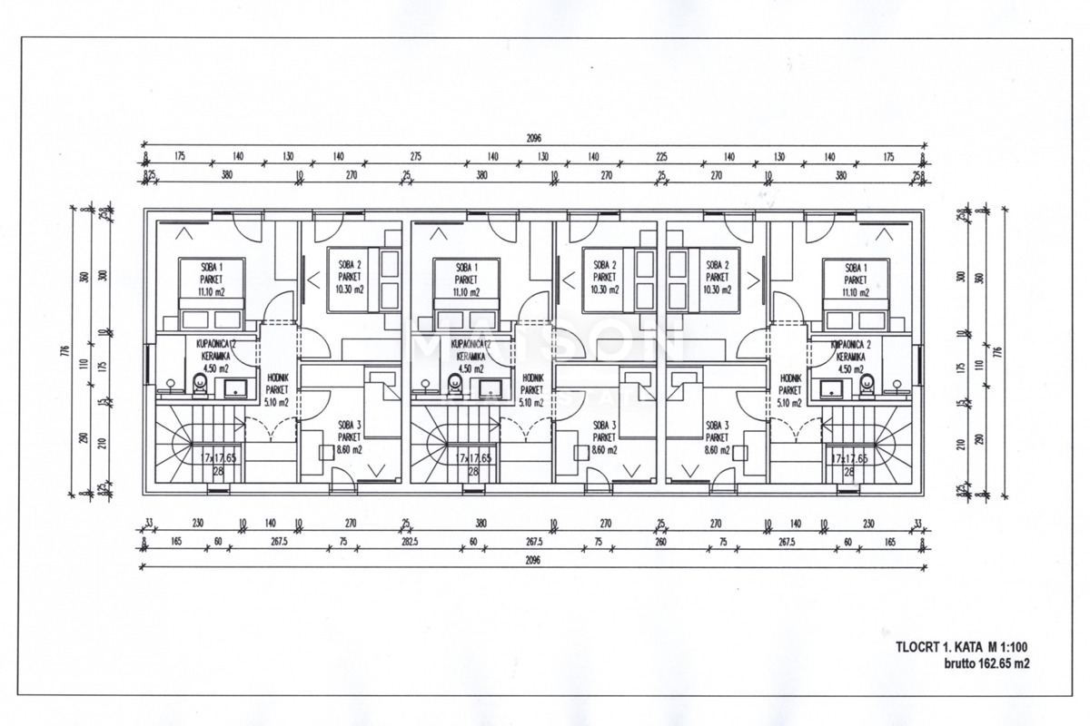 Hiša Mandre, Kolan, 101,41m2
