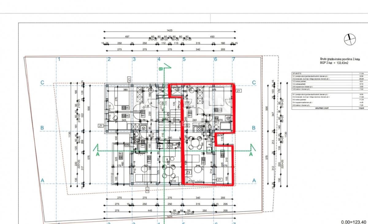 Stanovanje Podsused, Podsused - Vrapče, 46,21m2