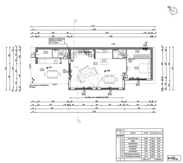 Zemljišče Crikvenica, 627m2