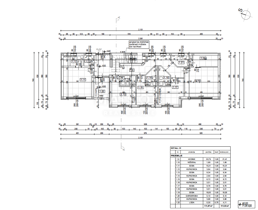 Zemljišče Crikvenica, 627m2