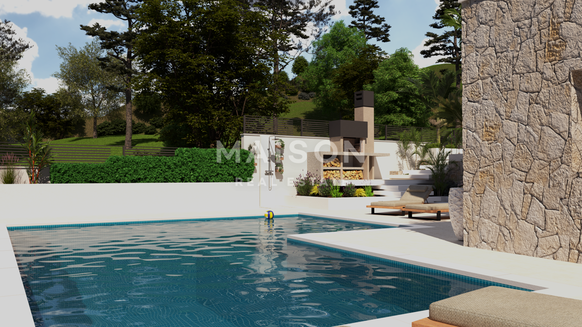 Rab Kampor – Ekskluzivno zemljišče s gradbenim dovoljenjem