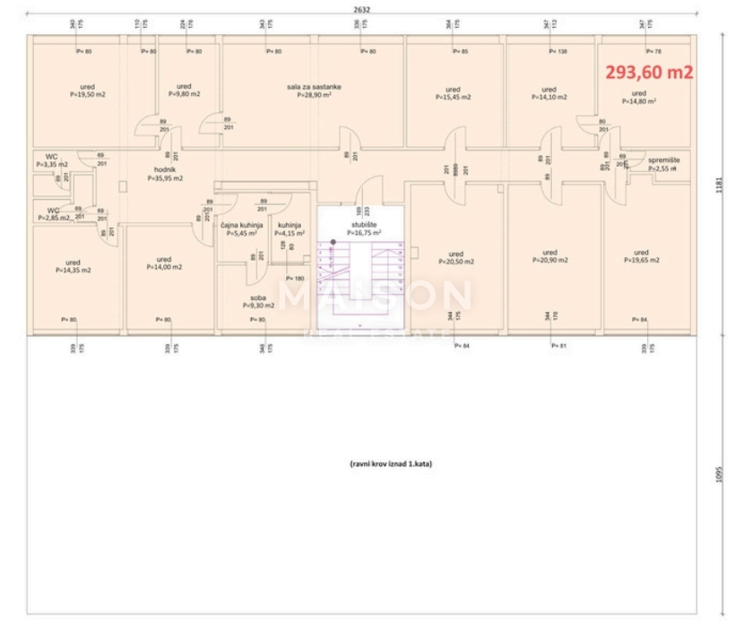 Poslovni prostor Centar, Rijeka, 1.179,68m2