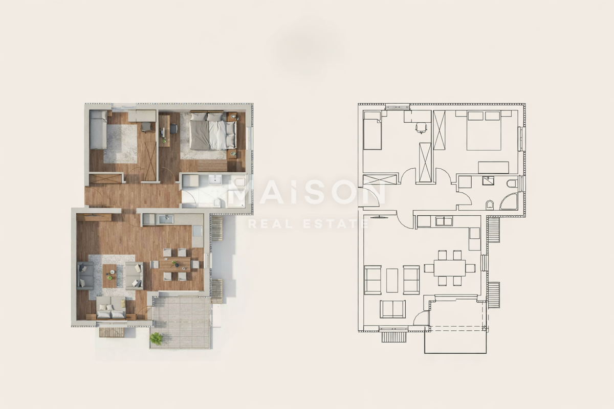 Stanovanje Saršoni, Viškovo, 65,63m2