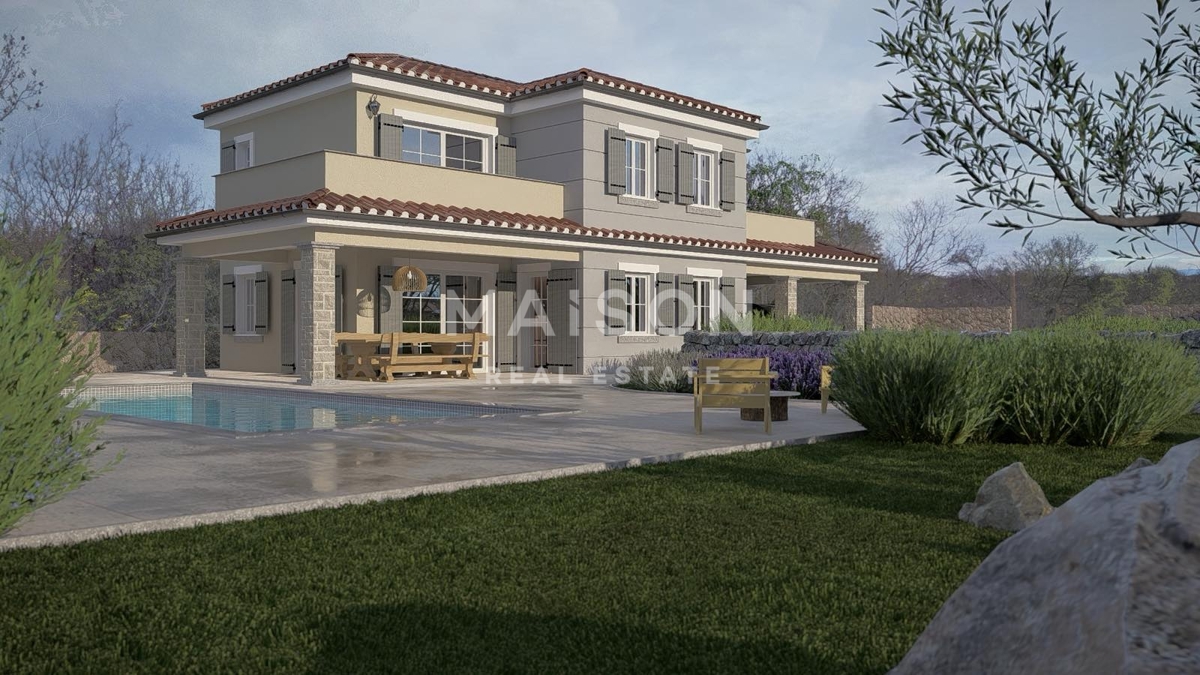 Zemljište s pravomoćnom građevinskom dozvolom otok Krk