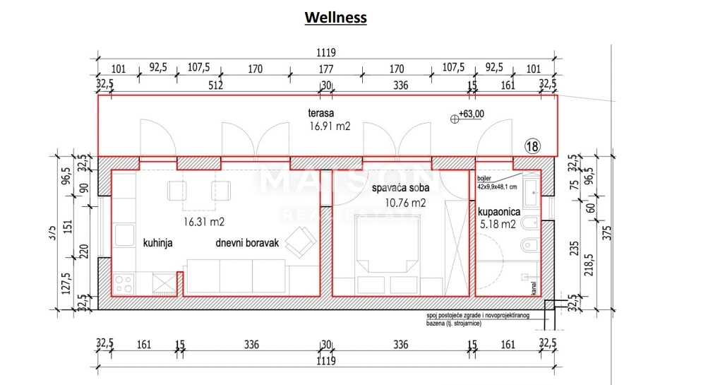 Vila Kosićevo, Opatija, 292,50m2
