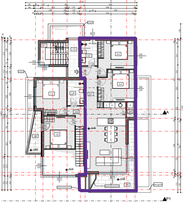 Apartma Njivice, Omišalj, 73,57m2