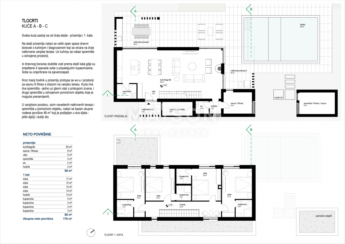 Vila Snašići, Sveta Nedelja, 283m2