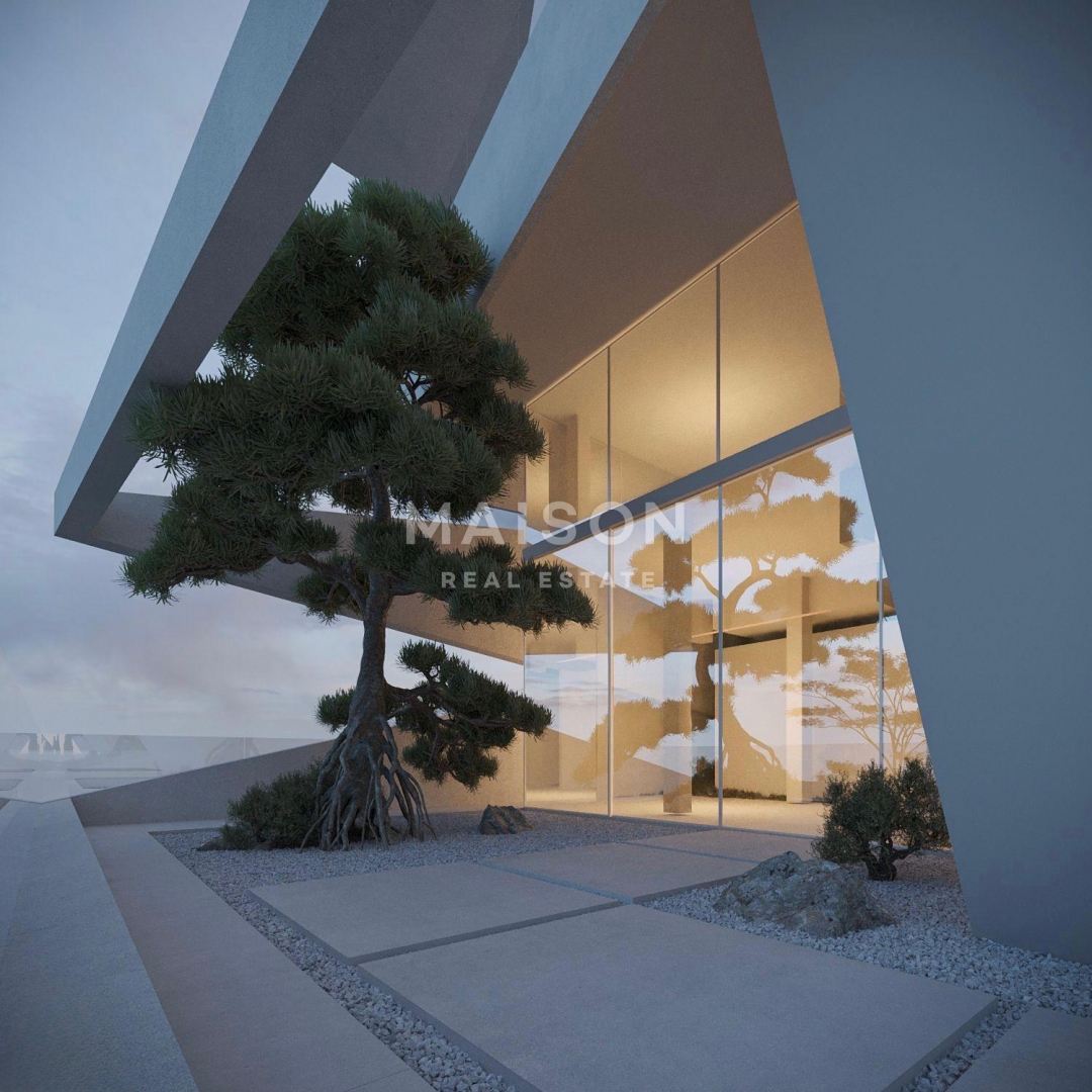 Dizajnerska Vila pri Labinu – Bazen in Panoramski Razgled