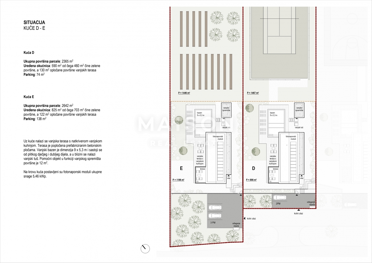 Vila Snašići, Sveta Nedelja, 2.365m2