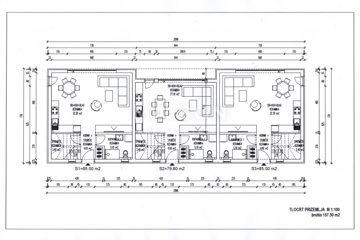 Hiša Mandre, Kolan, 110,41m2