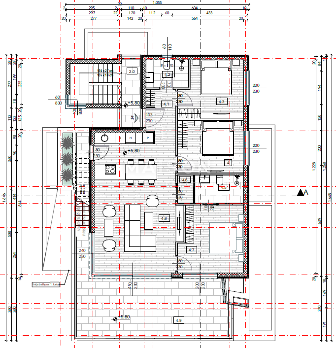 Apartma Njivice, Omišalj, 124,57m2