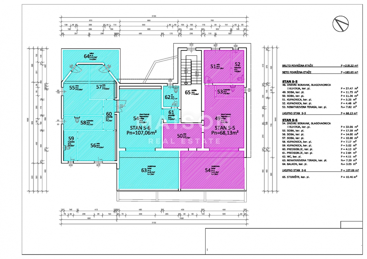 Apartma Mandre, Kolan, 134,59m2
