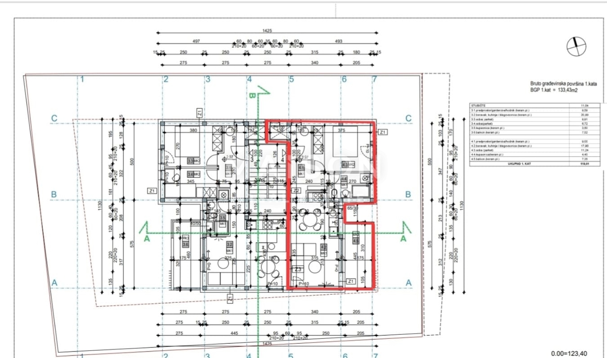 Stanovanje Podsused, Podsused - Vrapče, 46,21m2