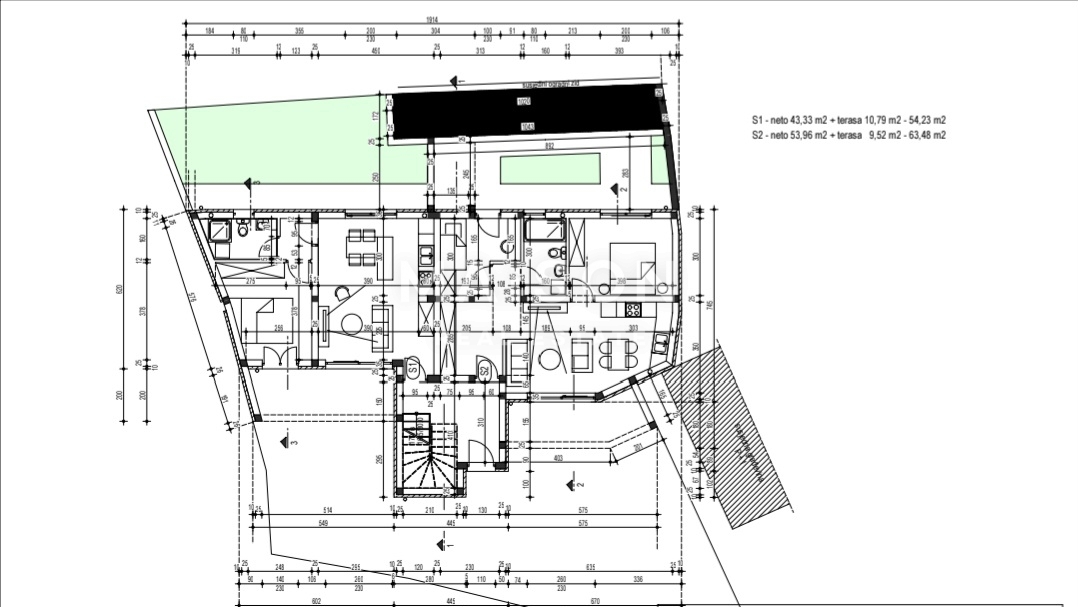Stanovanje Ližnjan, 55m2