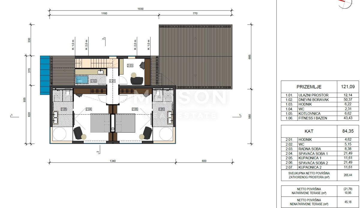 Stanovanje Zamet, Rijeka, 67,15m2