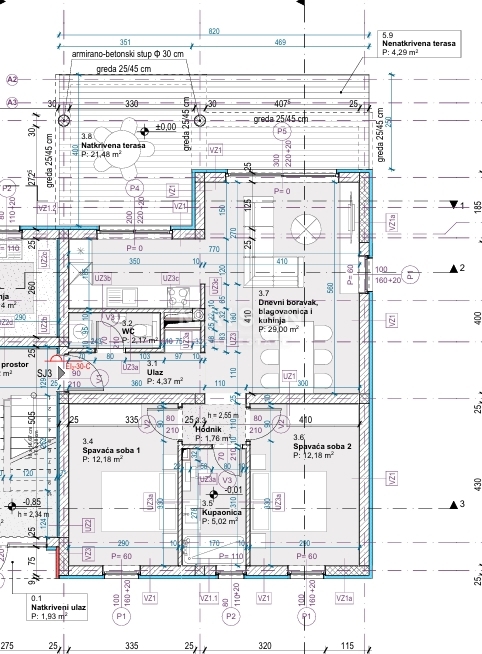 Stanovanje Vodice, 91,17m2