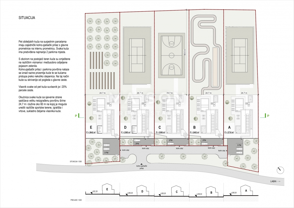 Vila Snašići, Sveta Nedelja, 2.402m2