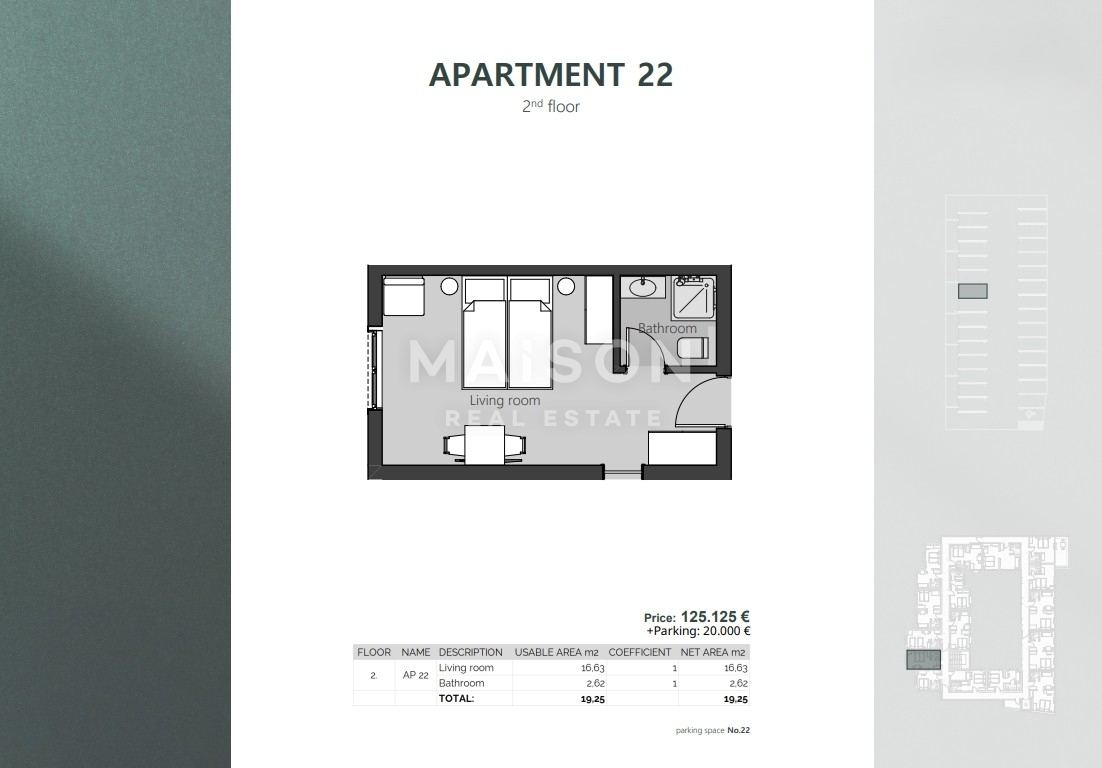 Stanovanje Crikvenica, 19,25m2