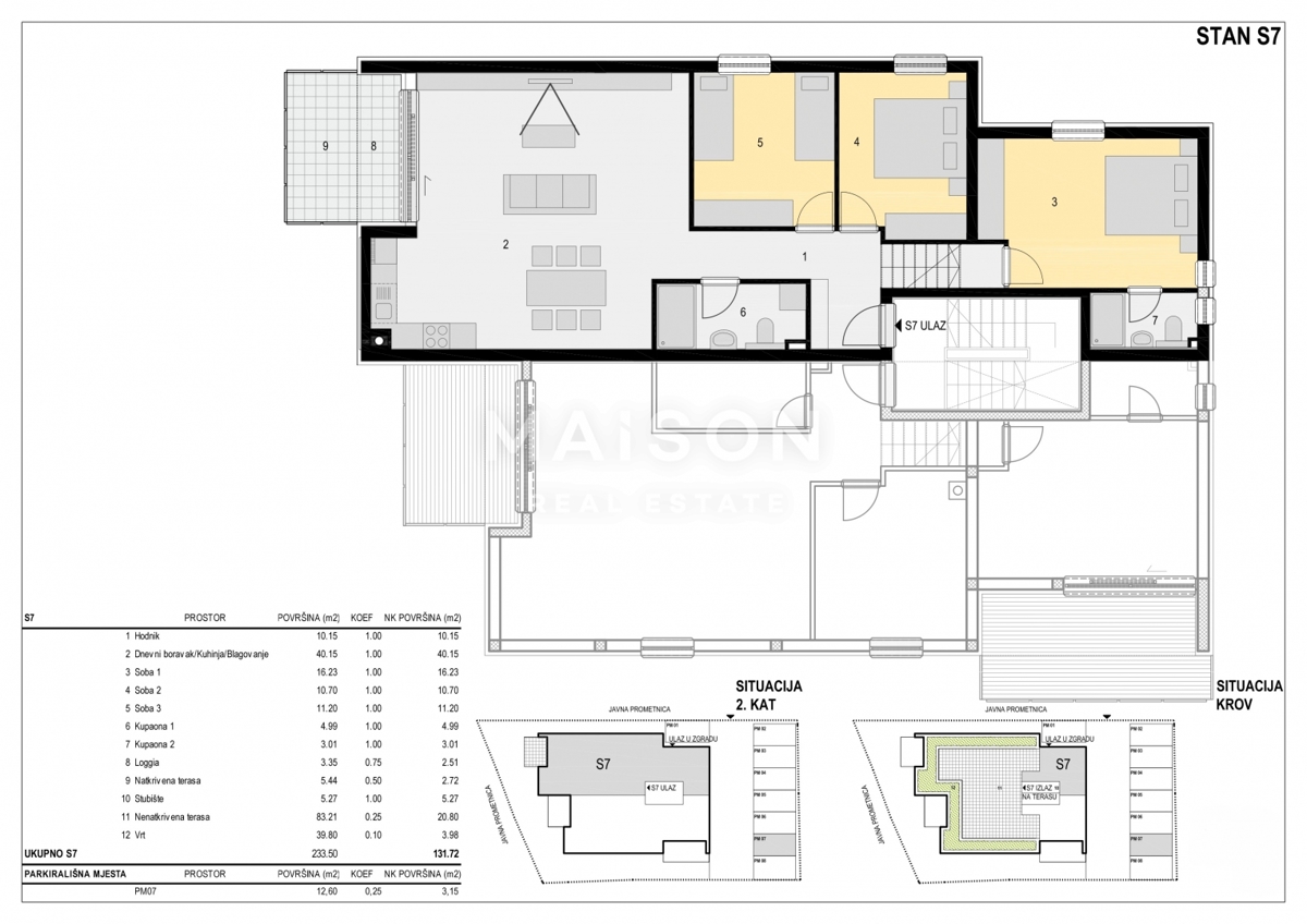 Stanovanje Mandre, Kolan, 131,72m2