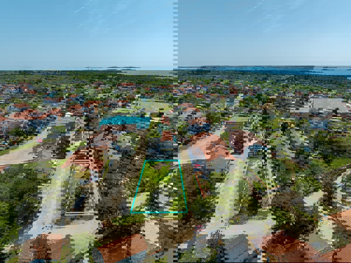 Projekt dveh hiš s pogledom na morje v bližini Fažane