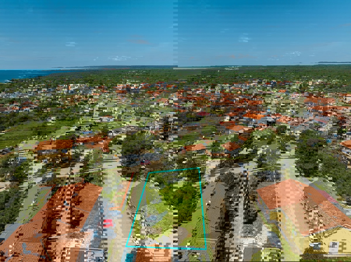 Projekt dveh hiš s pogledom na morje v bližini Fažane