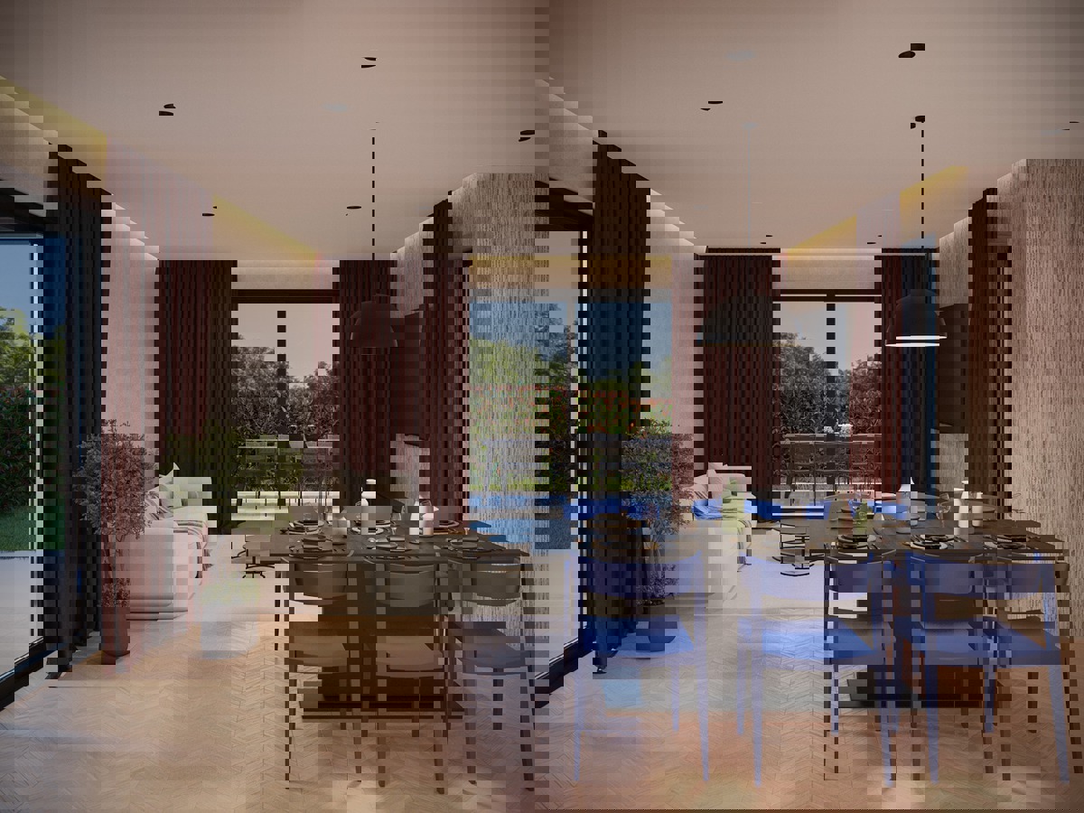 Projekt dveh hiš s pogledom na morje v bližini Fažane