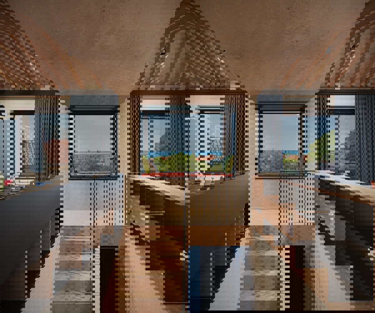 Projekt dveh hiš s pogledom na morje v bližini Fažane