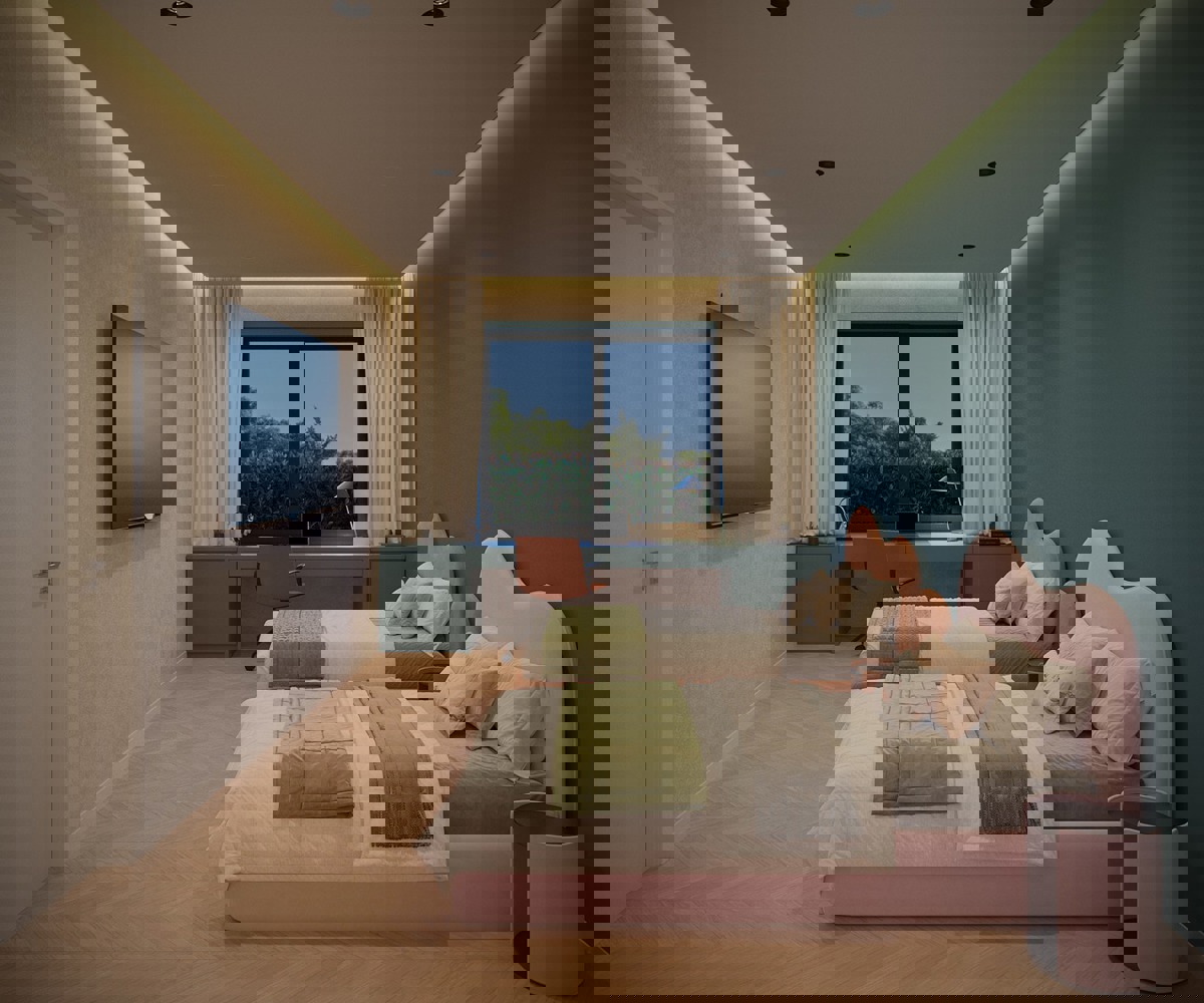 Projekt dveh hiš s pogledom na morje v bližini Fažane