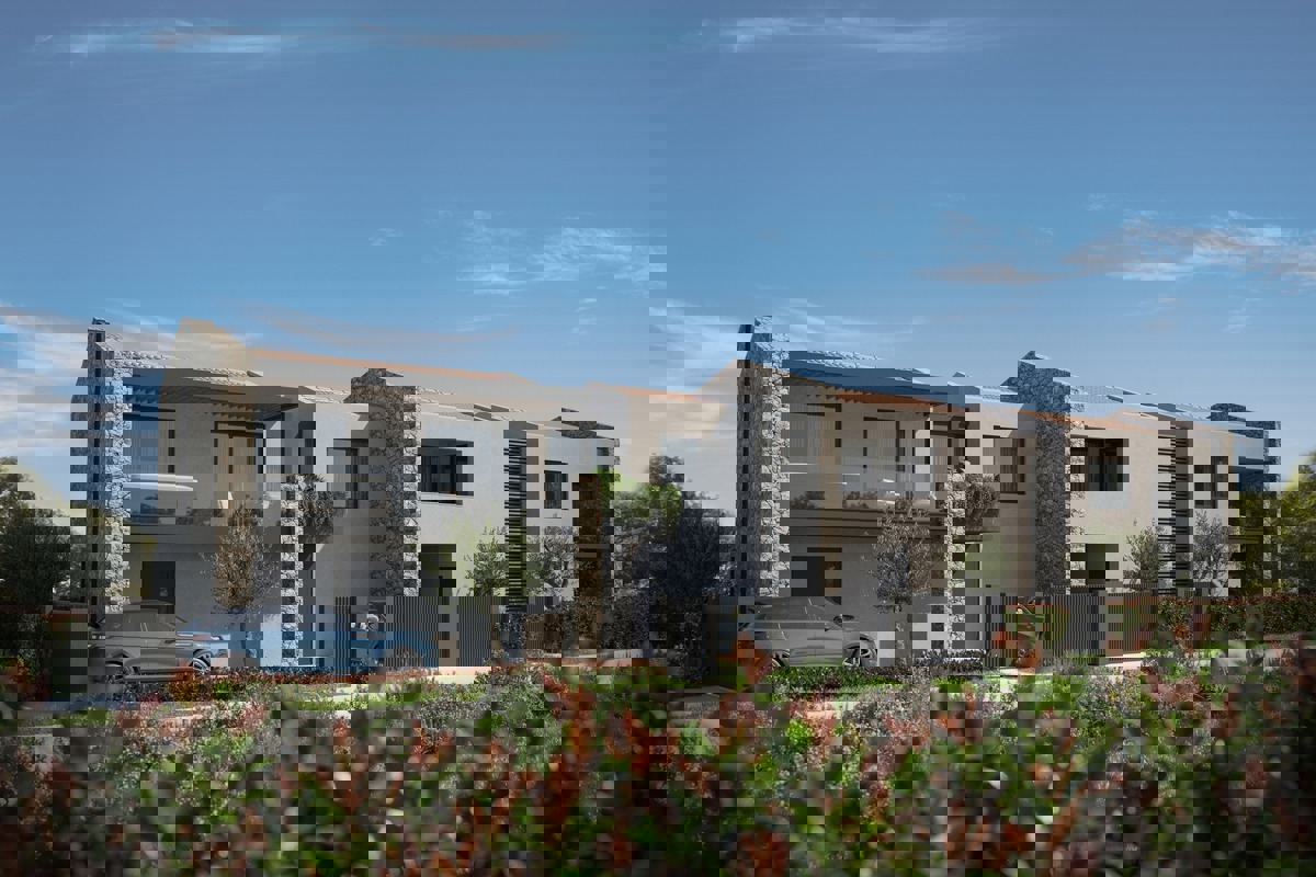 Projekt dveh hiš s pogledom na morje v bližini Fažane