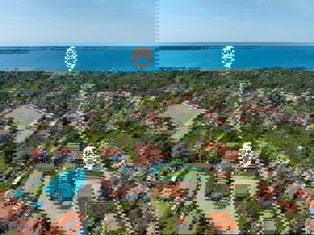 Projekt dveh hiš s pogledom na morje v bližini Fažane