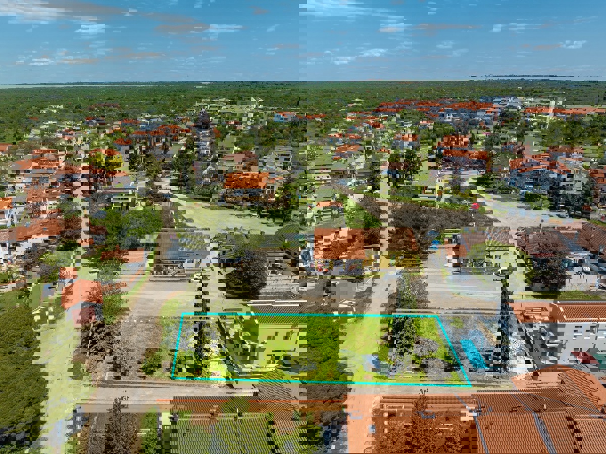 Projekt dveh hiš s pogledom na morje v bližini Fažane