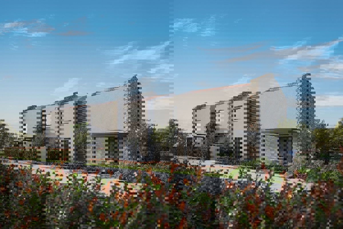 Projekt dveh hiš s pogledom na morje v bližini Fažane