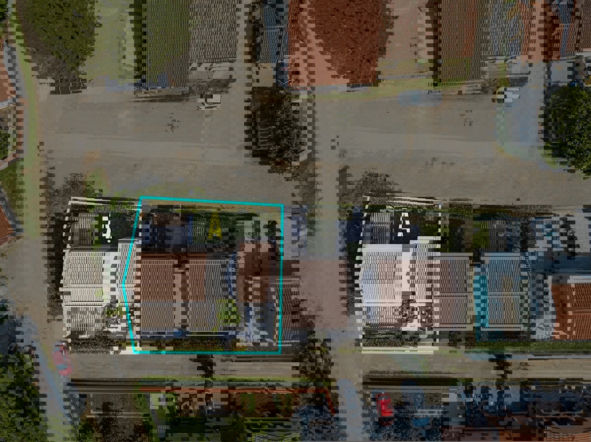 Projekt dveh hiš s pogledom na morje v bližini Fažane