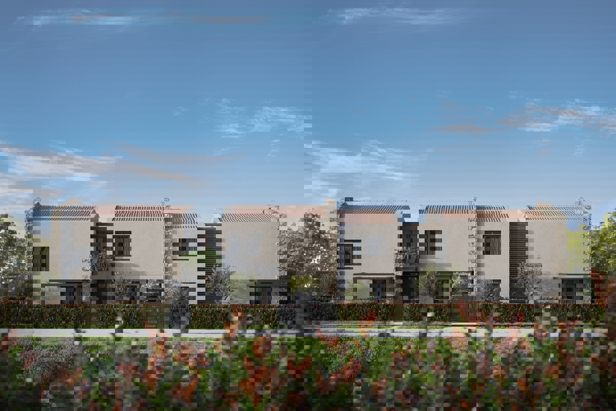 Projekt dveh hiš s pogledom na morje v bližini Fažane