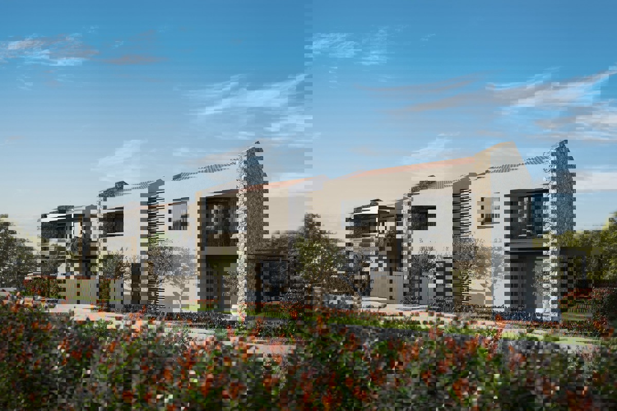 Projekt dveh hiš s pogledom na morje v bližini Fažane